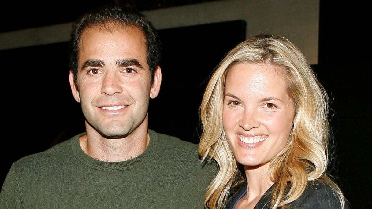 بيت سامبراس وزوجته النجمة بريدجيت ويلسون