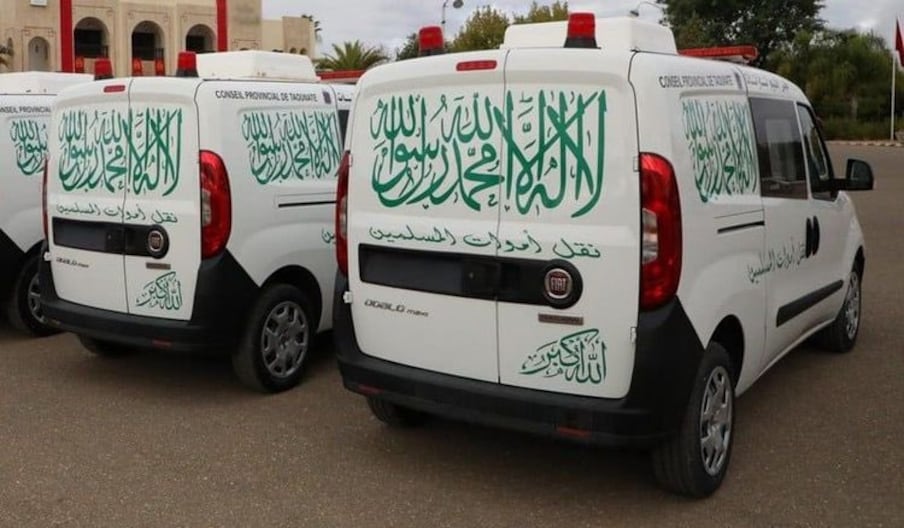 Véhicule de transport mortuaire