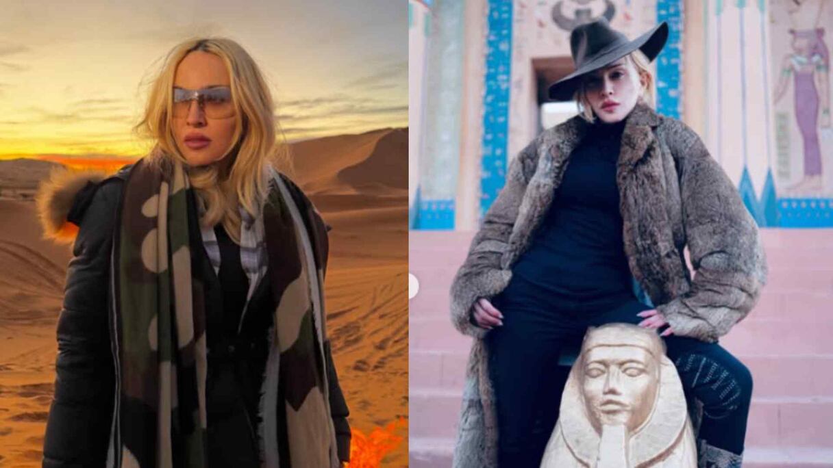 مادونا في الصحراء المغربية