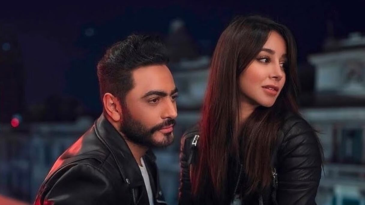 تامر حسني وأسيل عمران