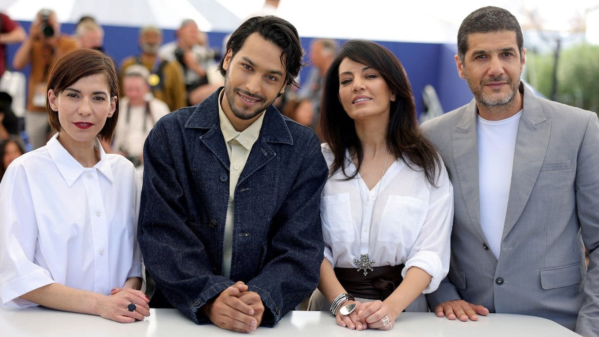 طاقم فيلم "القفطان الأزرق" لمخرجته مريم توزاني