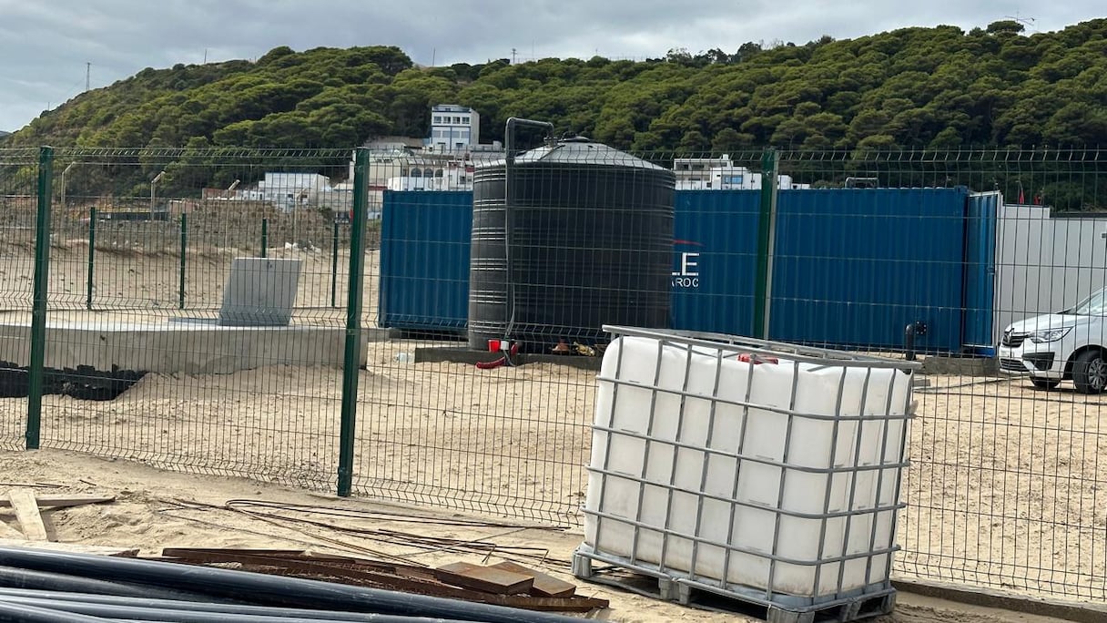 الأشغال الأخيرة بأول محطة تحلية المياه الاجاجة بالقصر الصغير