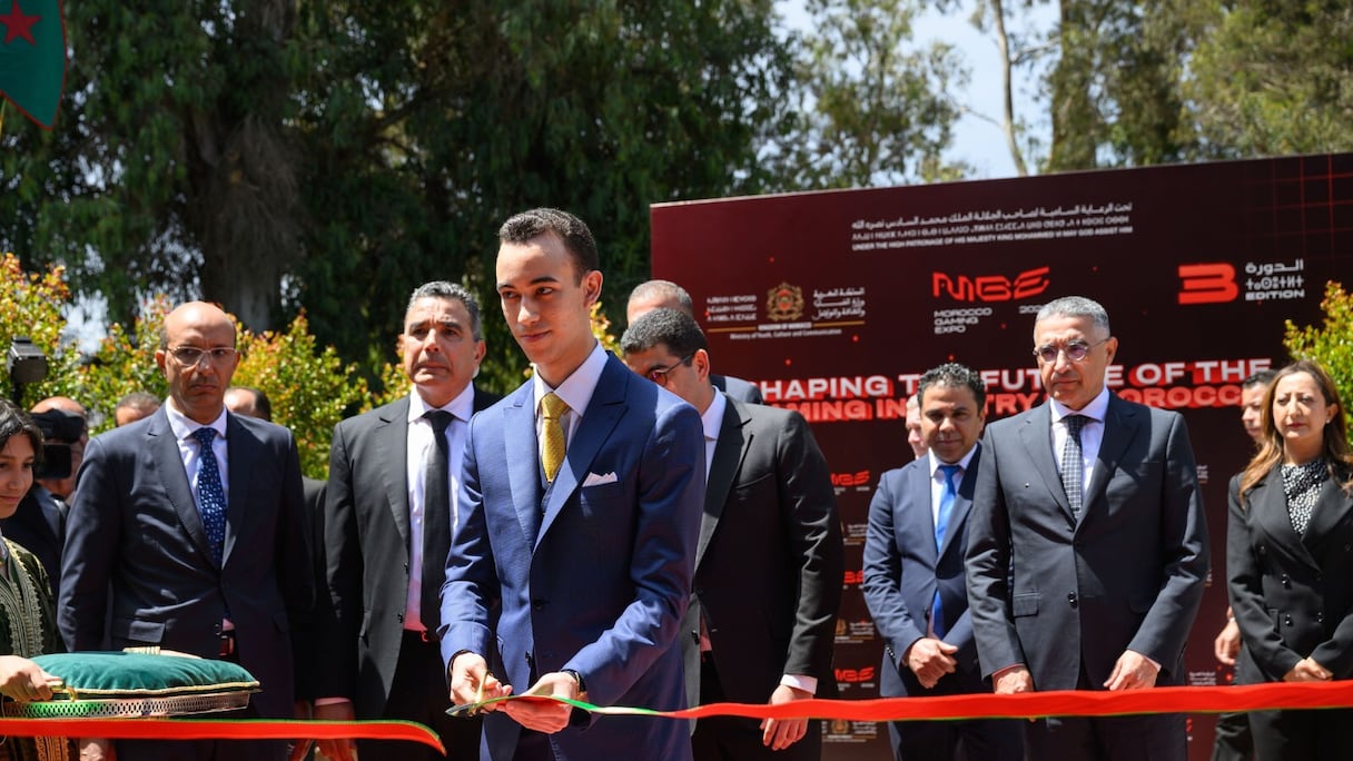Moulay El Hassan lors de la 3ᵉ édition du Morocco Gaming Expo (MGE 2026).