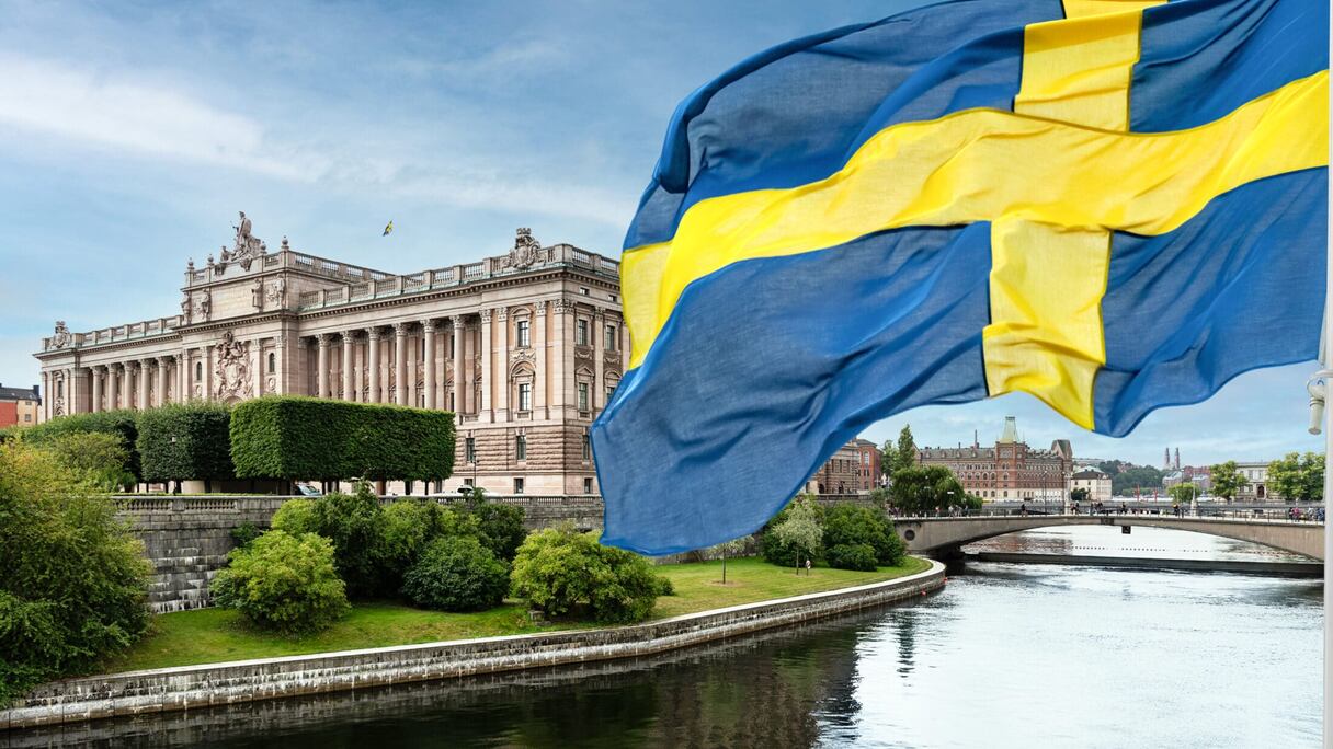 علم دولة السويد