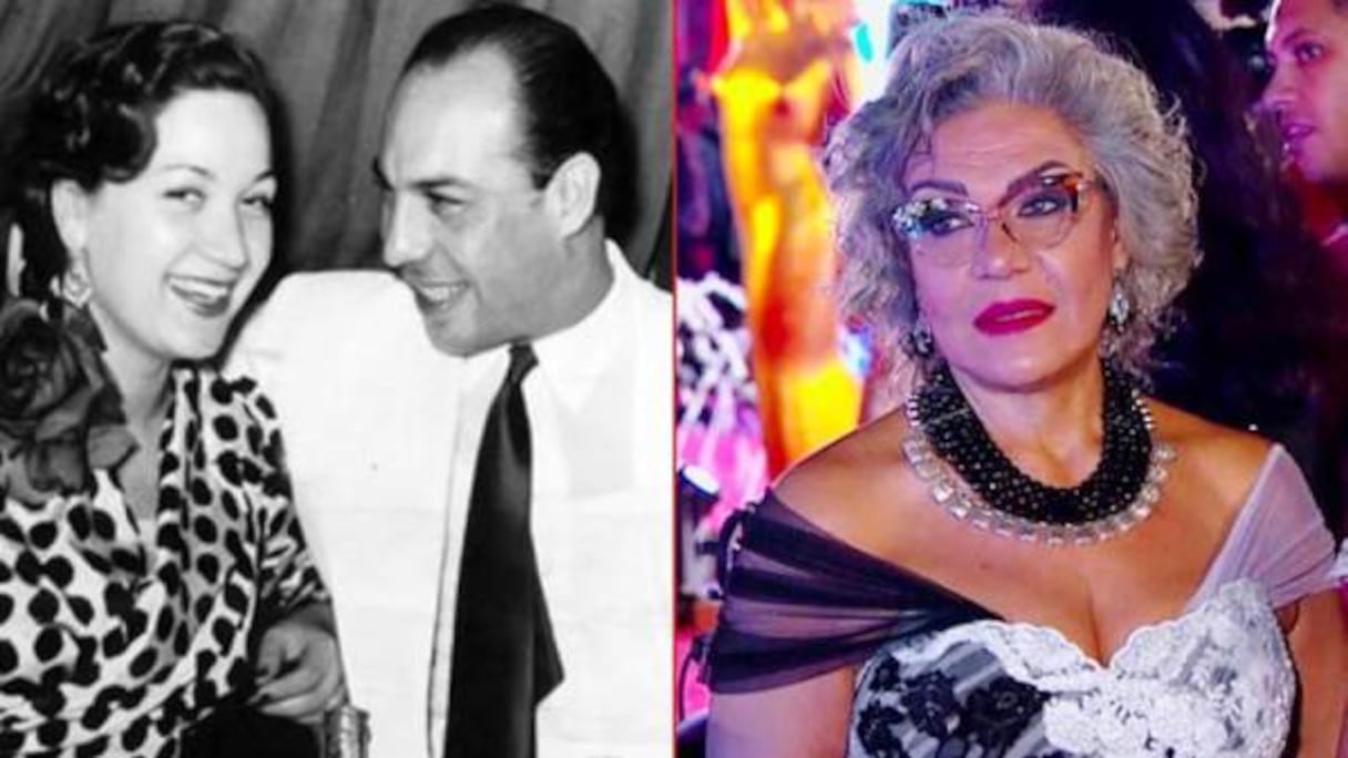 ناهد فريد شوقي ووالديها فريد شوقي وهدى سلطان