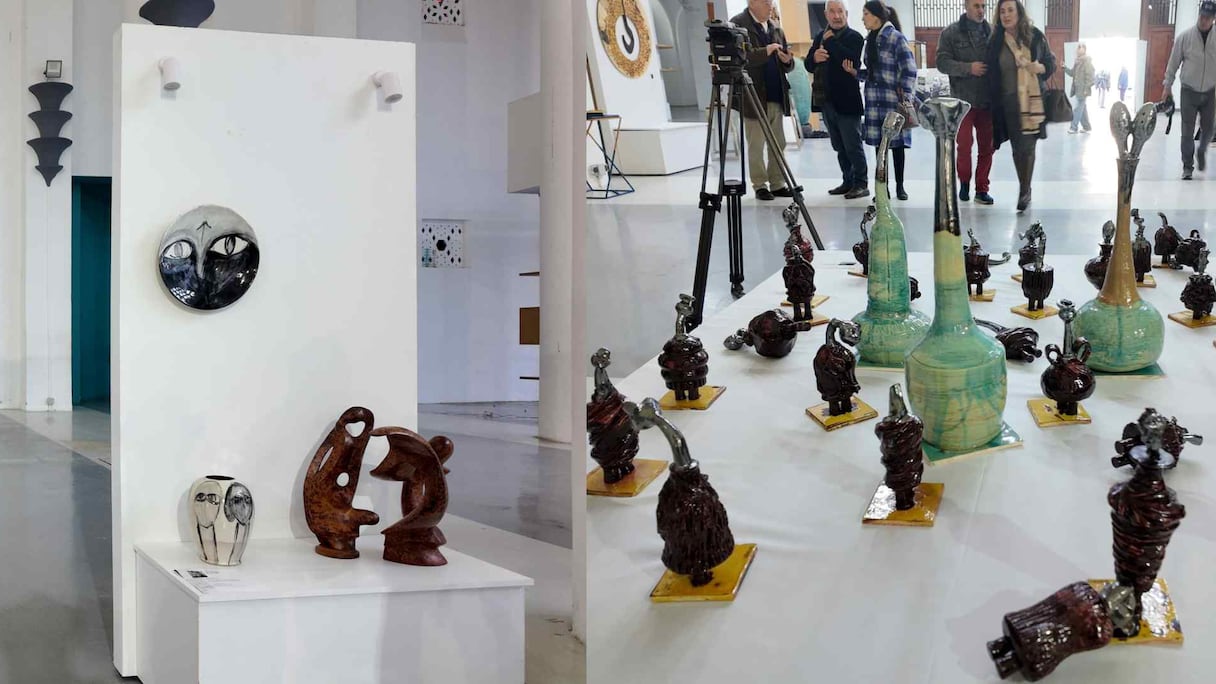 انطلاق الدورة الثانية من ملتقى النحت والخزف