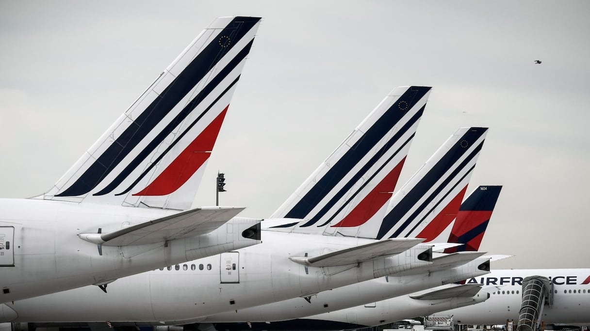 Des avions d'Air France.