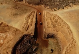La mine supposée de Ghar Djebilet telle que documentée par les médias algériens.