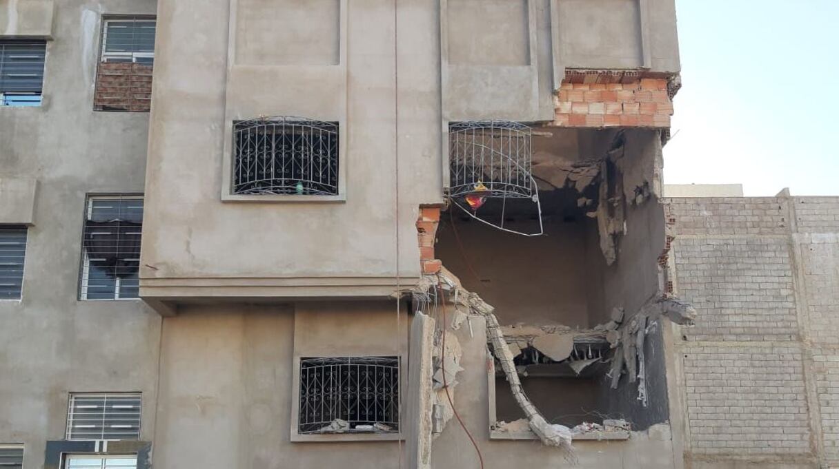 انهيار جزئي لمنزل في فاس