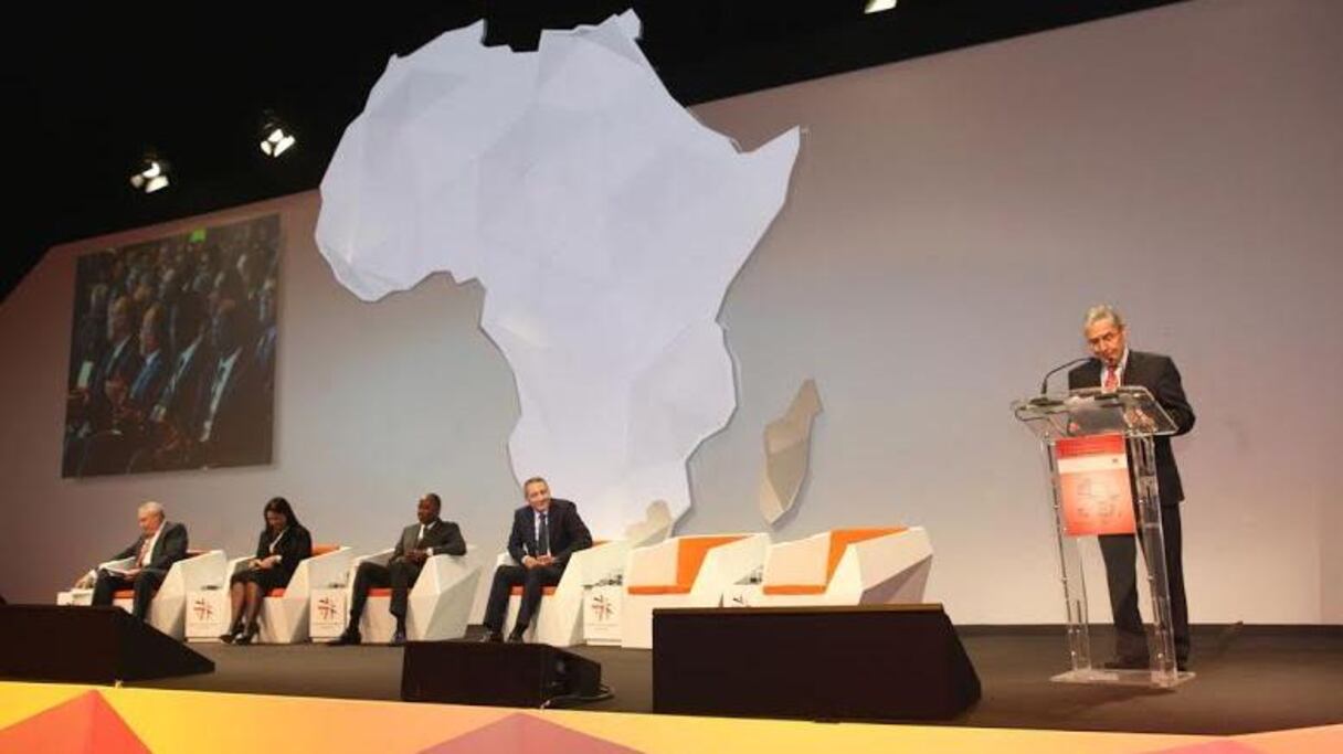 محمد الكتاني، رئيس المدير العام لمجموعة التجاري "وفا بنك" في مداخلة خلال دورة الثالثة للمنتدى الدولي إفريقيا والتنمية
