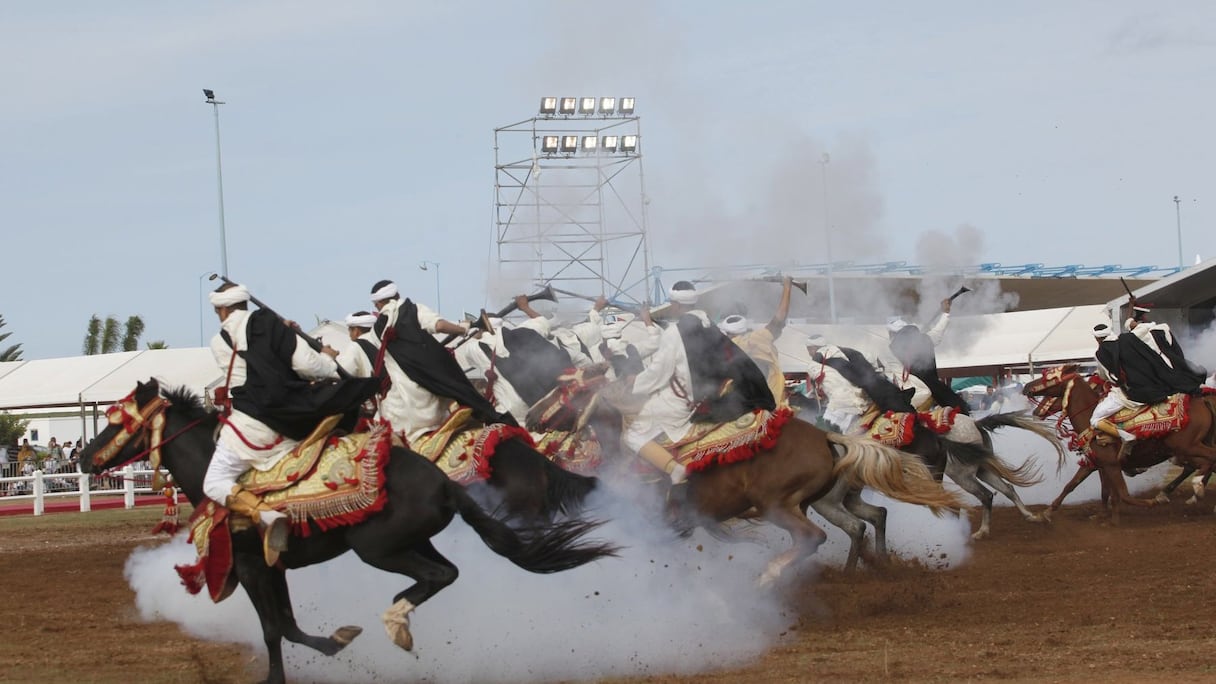 حوافر الخيل تهز تراب دكالة في معرض الفرس
