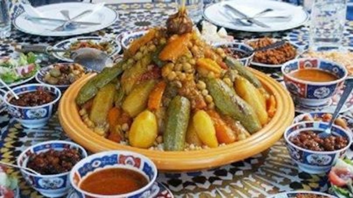 صورة الكسكس التي وضعتها خولة مجاهد في صفحتها
