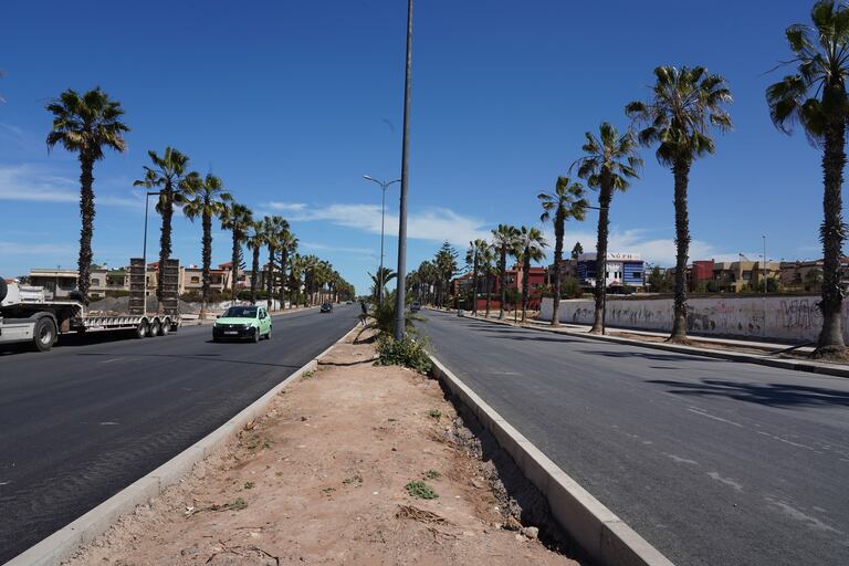 نهيئة شارع المقاومة بالمحمدية