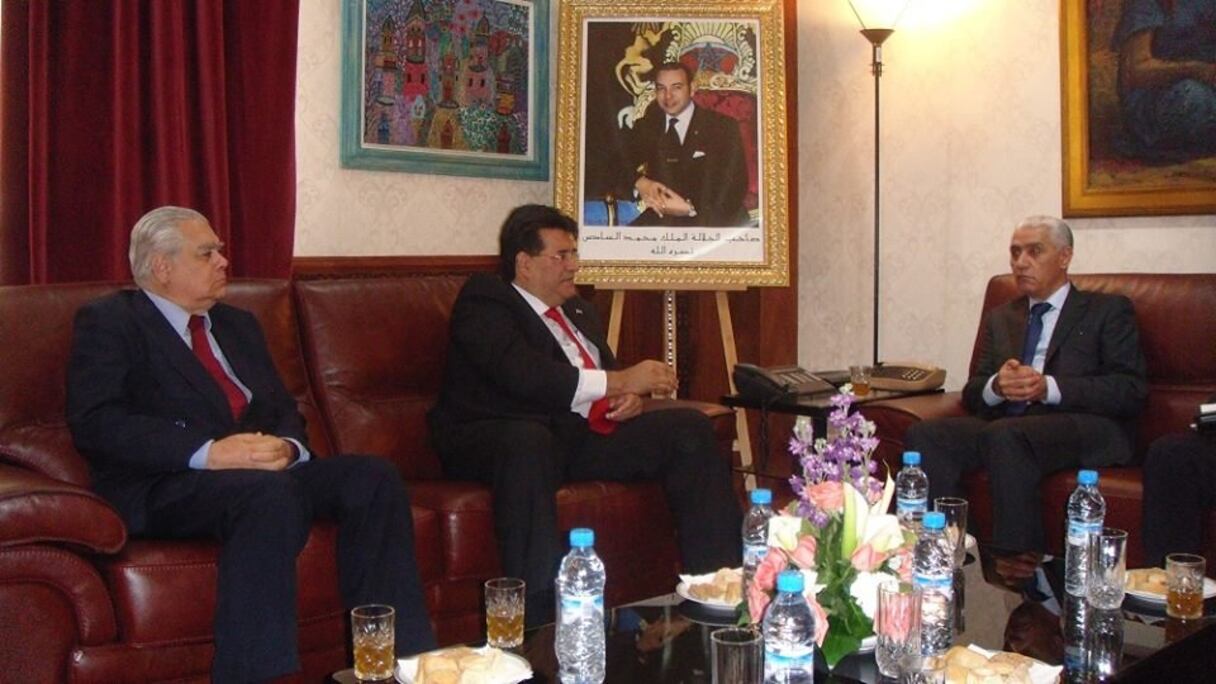 رئيس مجلس الشيوخ براغواي في لقاء سابق مع رئيس مجلس النواب
