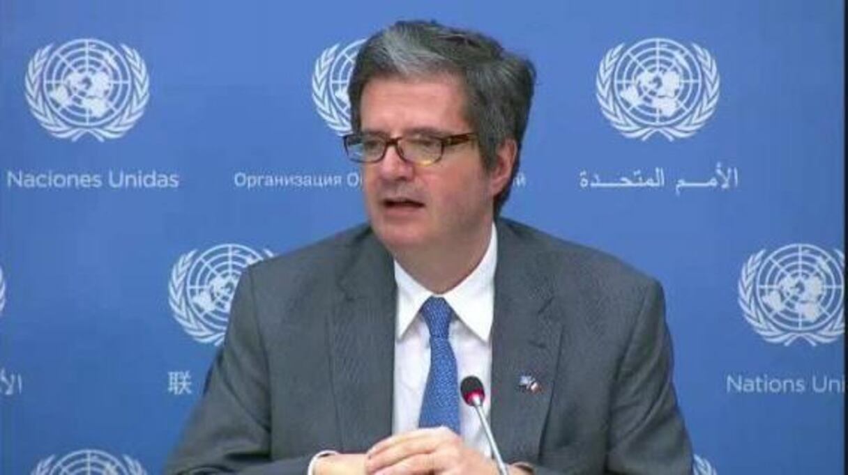 سفير فرنسا لدى الأمم المتحدة فرانسوا دولاتر
