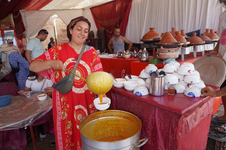 مأكولات شعبية بموسم مولاي عبد الله
