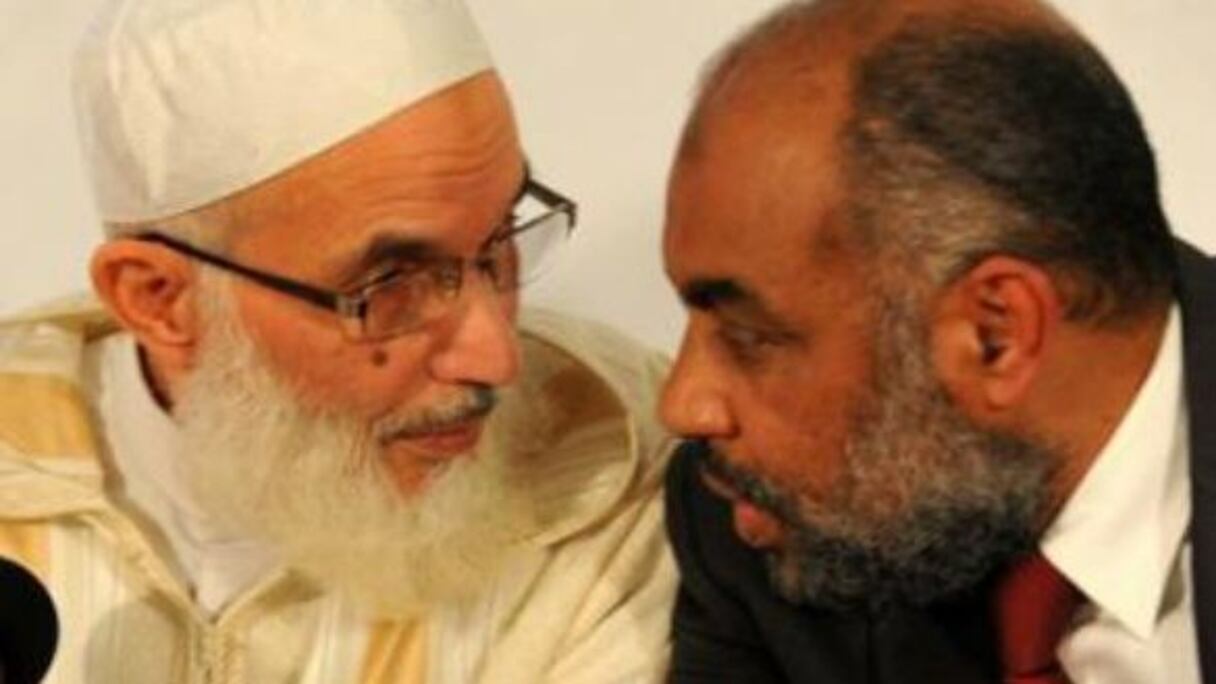 عبادي وأرسلان، القياديان في جماعة العدل والإحسان
