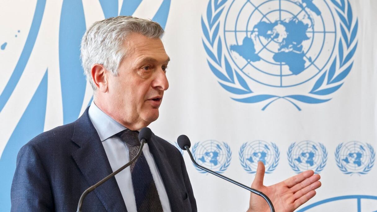 المفوض السامي لشؤون اللاجئين، فيليبو غراندي.
