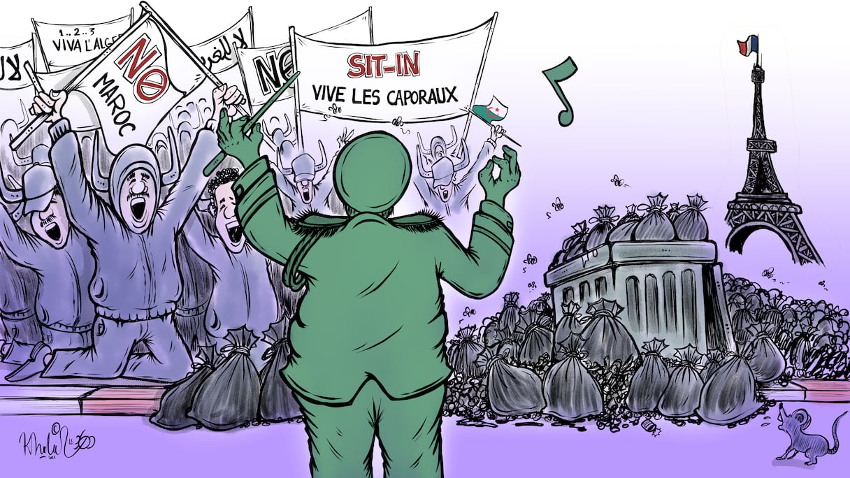 Dessin de Khalid Gueddar.