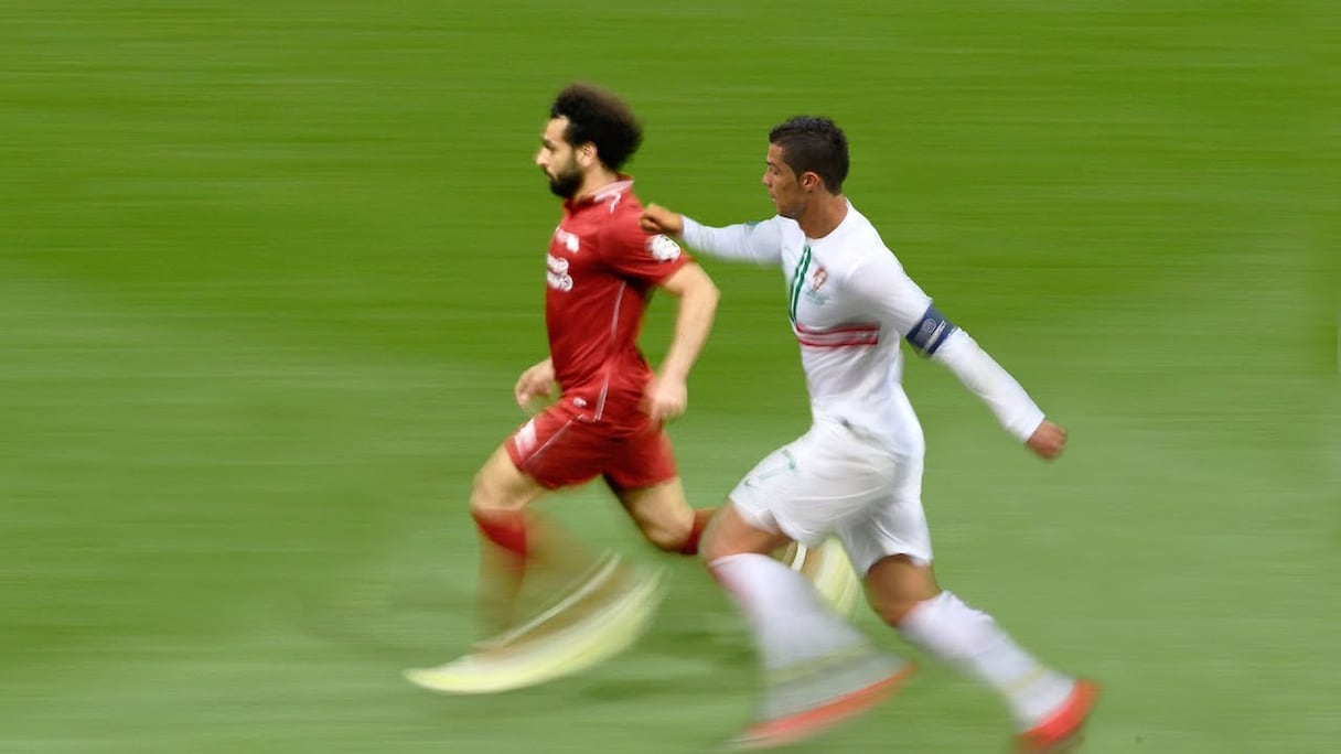 البرتغالي كريستيانو رونالدو والمصري محمد صلاح
