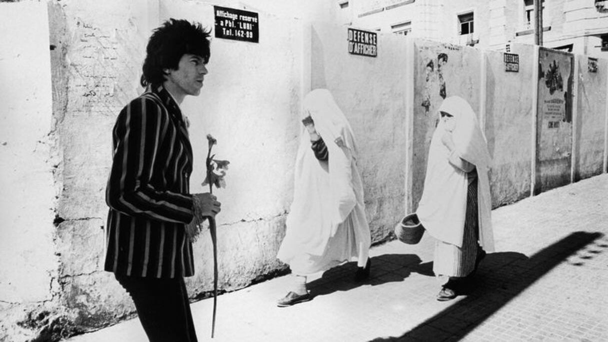 كايث ريشارد في طنجة في الستينات من القرن الماضي
