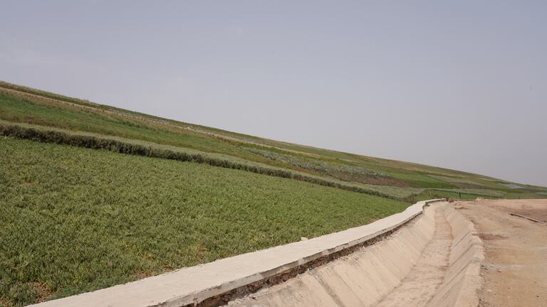 أشغال تحويل مطرح النفايات بمديونة إلى منتزه