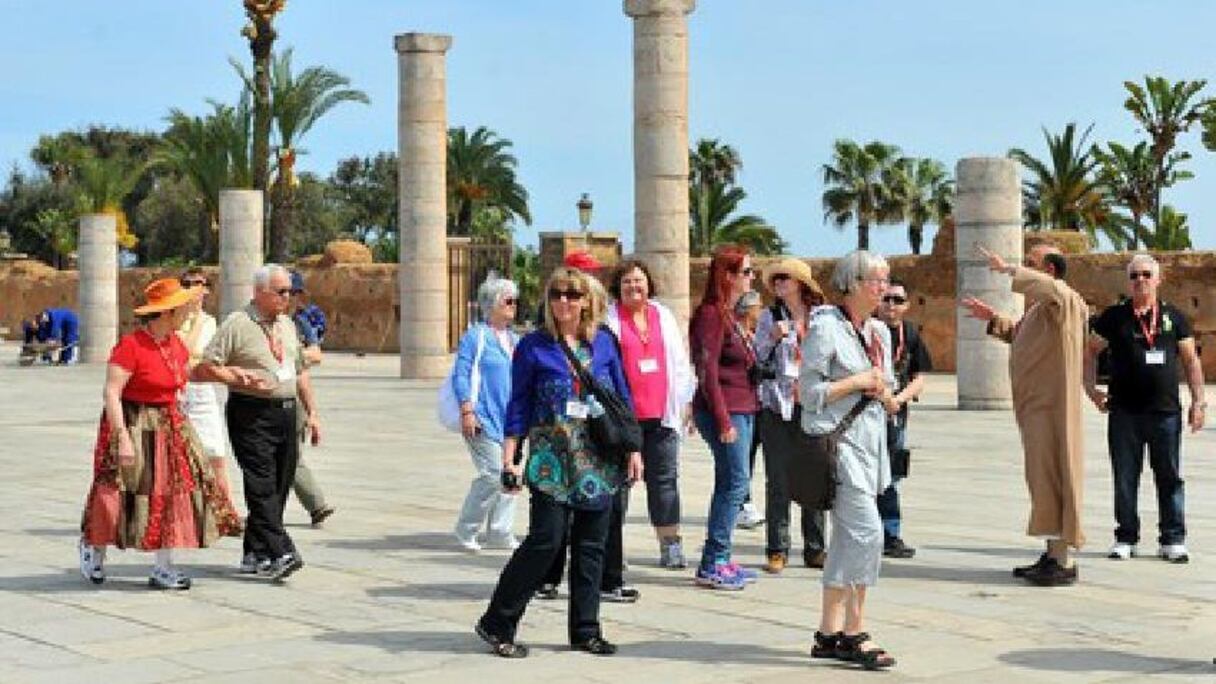 سياح فرنسين في مراكش
