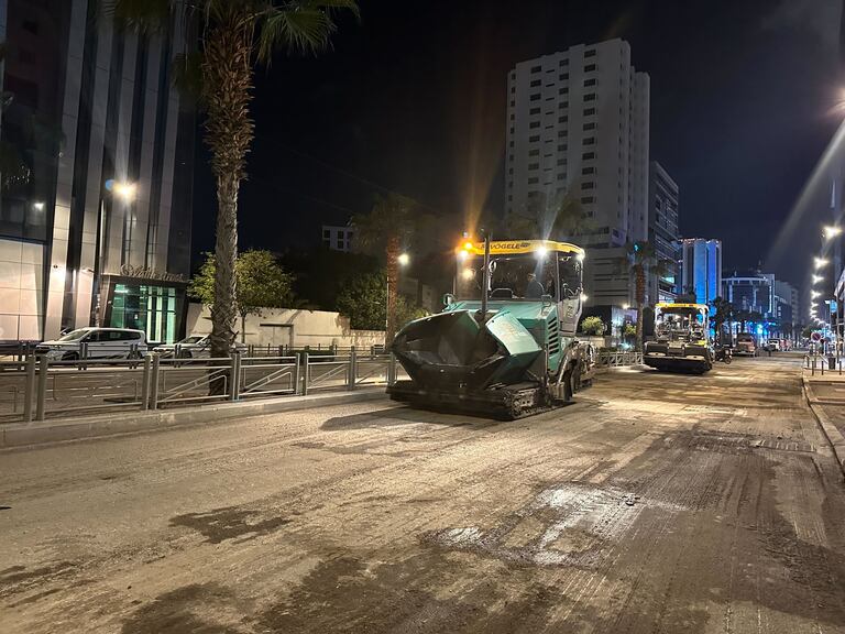 تهيئة شارع عبد المومن بالبيضاء