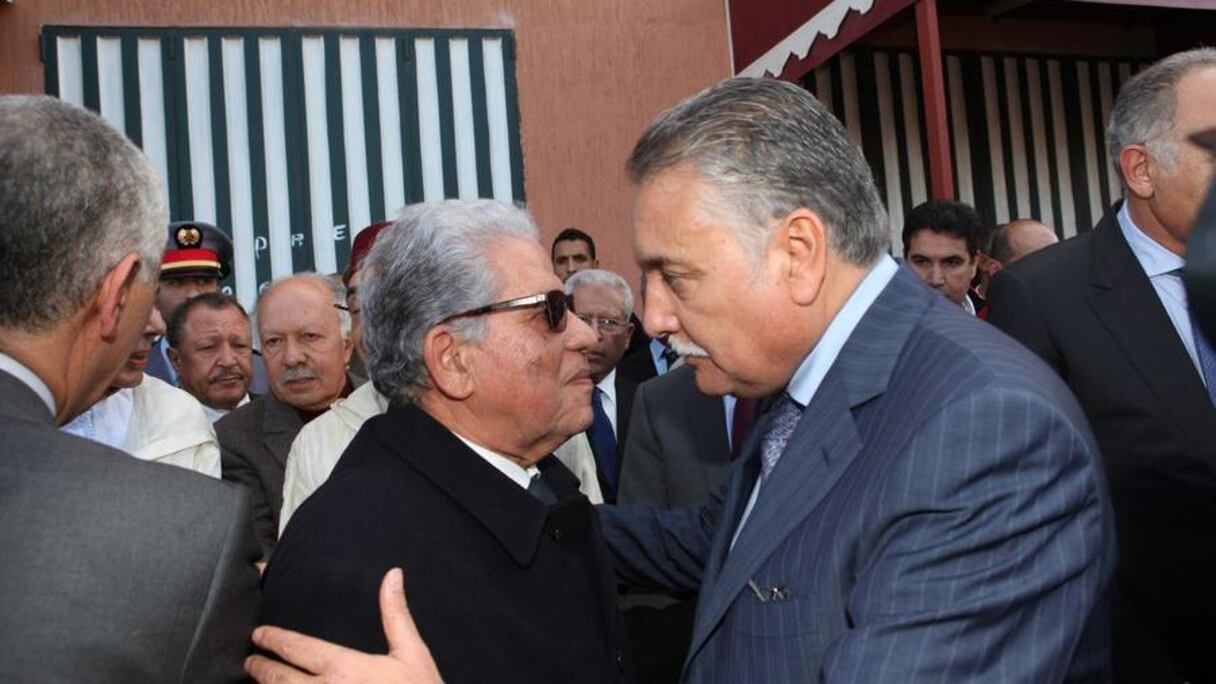 وزير السكنى وسياسة المدينة نبيل بن عبد الله يعزي الكاتب الأول السابق للاتحاد محمد اليازغي
