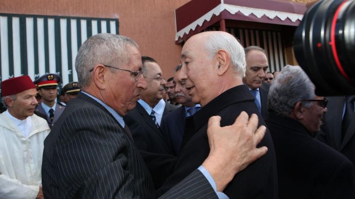 الرئيس الأول للمجلس الأعلى للحسابات إدريس جطو يعزي عبد الهادي خيرات
