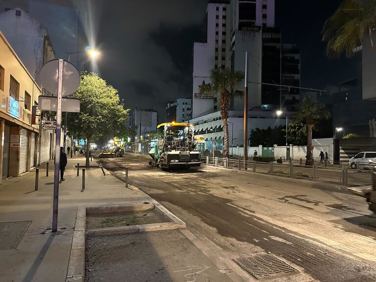 تهيئة شارع عبد المومن بالبيضاء