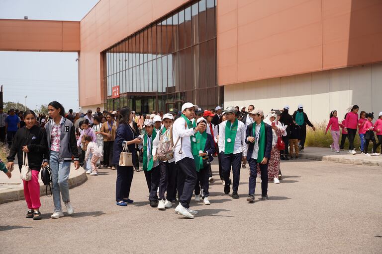 حضور الأطفال بالأيام المفتوحة للأمن الوطني