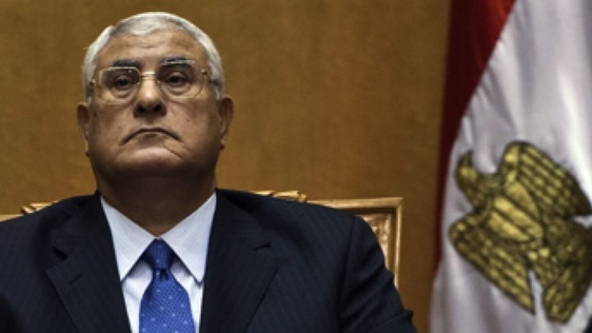 عدلي منصور الرئيس المؤقت لمصر
