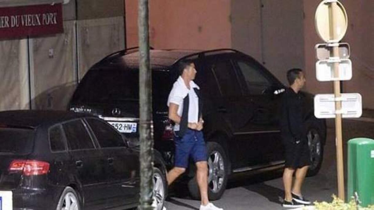 رونالدو بعد أن قضى حاجته
