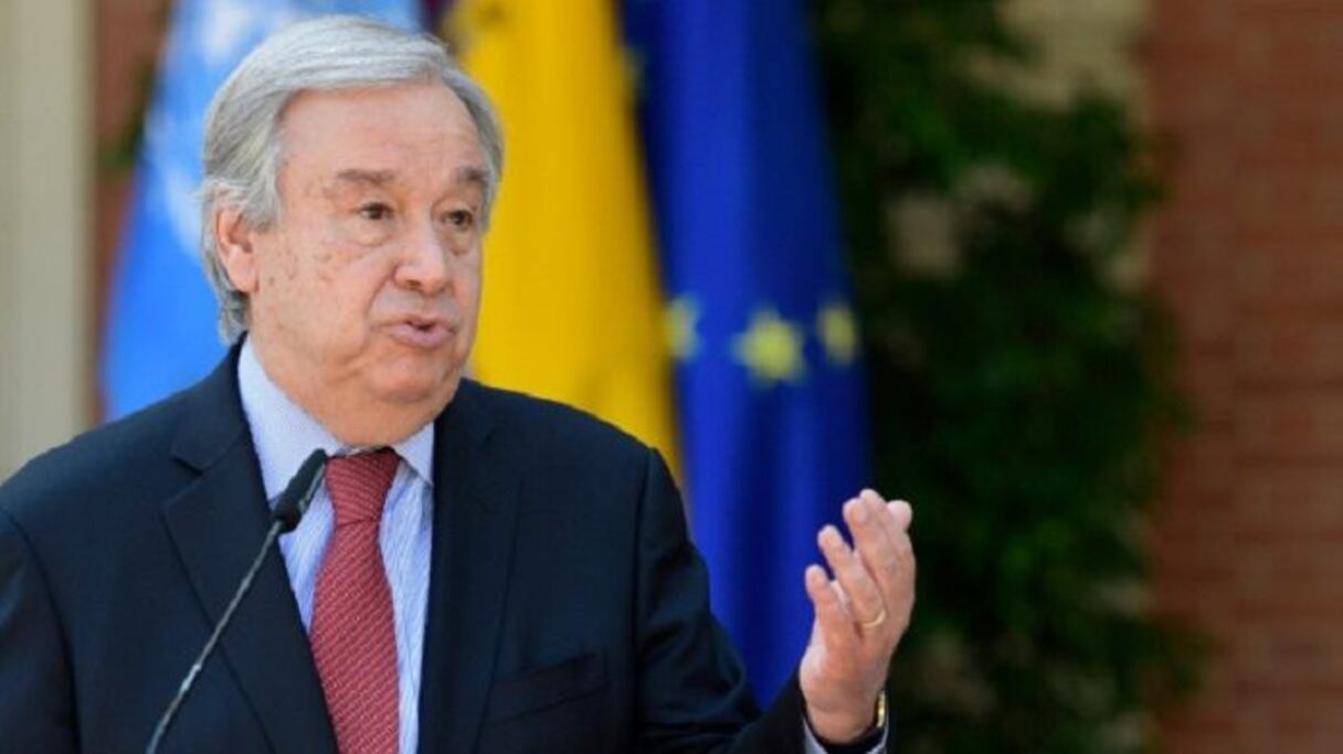 الأمين العام للأمم المتحدة أنطونيو غوتيريش.