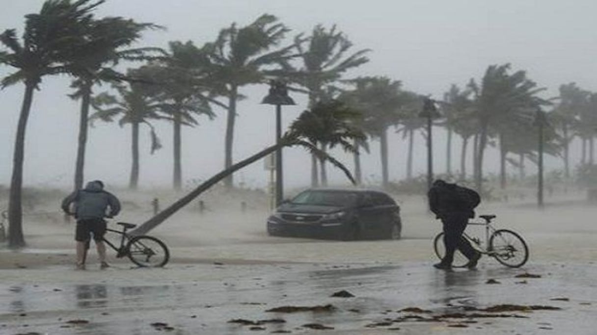 صورة تعبيرية لرياح وأمطار قوية