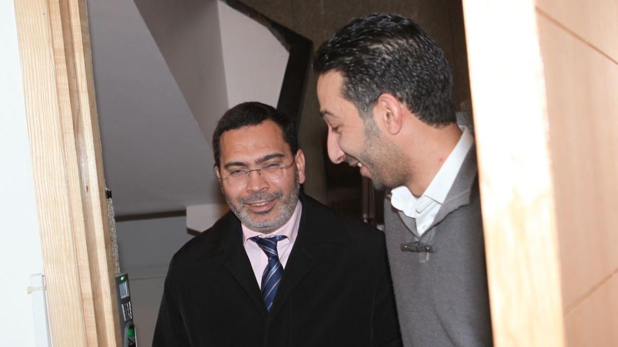 مدير النشر يوسف ججيبي يستقبل الخلفي
