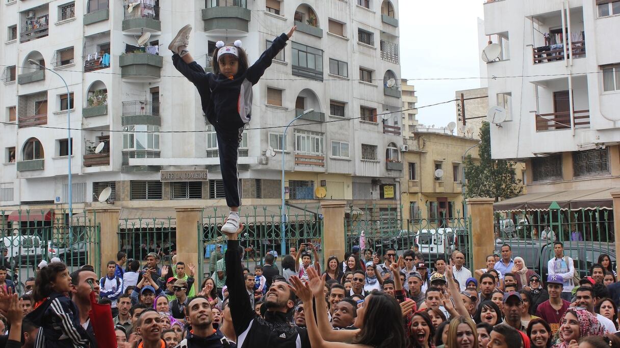 موهبة صغيرة مشاركة في برنامج Arabs Got Talent بالدار البيضاء
