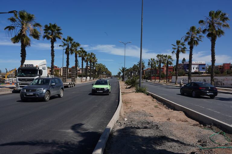 نهيئة شارع المقاومة بالمحمدية