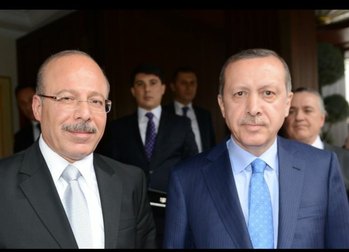 Ömer Faruk Doğan, ambassadeur de Turquie au Maroc avec le président turc Recep Tayyip Erdoğan.