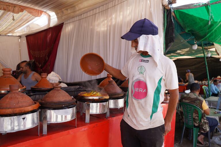 مأكولات شعبية بموسم مولاي عبد الله