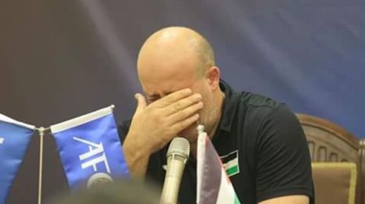 مدرب المنتخب الفلسطيني، الجزائري، نور الدين ولد علي
