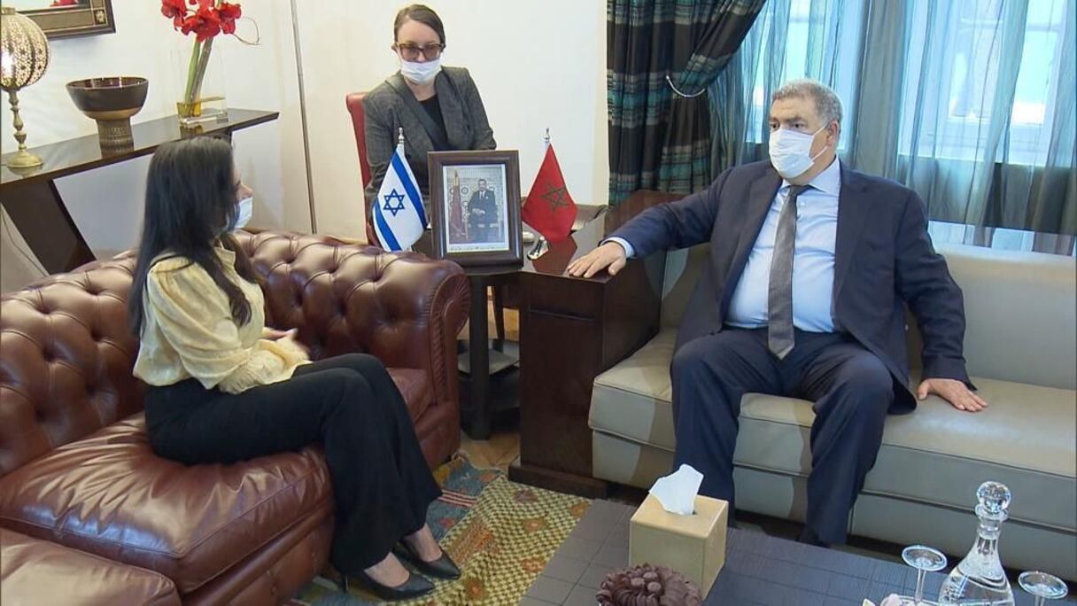 لفتيت مع نظيرته الإسرائيلية
