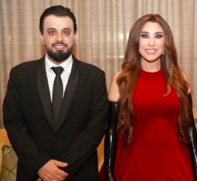 نجوى كرم وزوجها رجل الأعمال الإماراتي