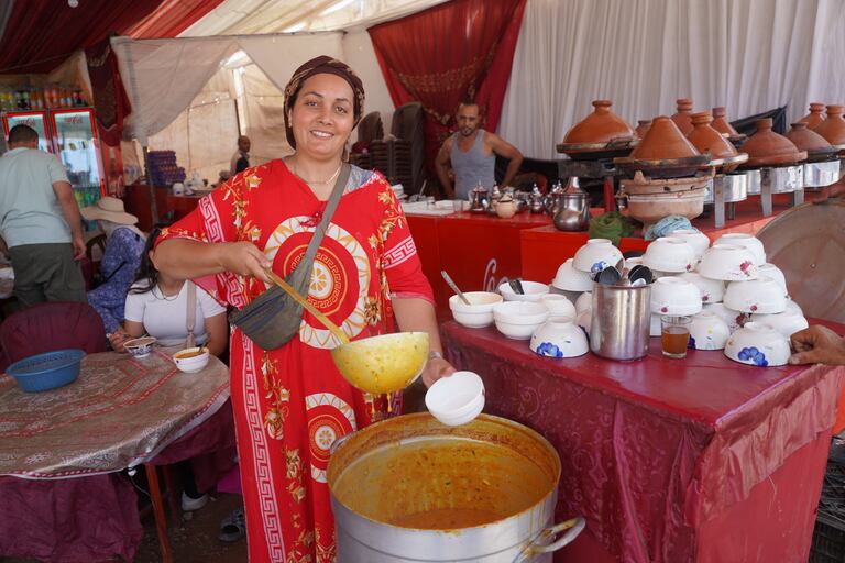 مأكولات شعبية بموسم مولاي عبد الله