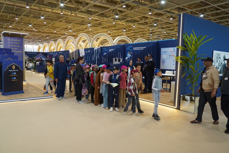 حضور الأطفال بالأيام المفتوحة للأمن الوطني