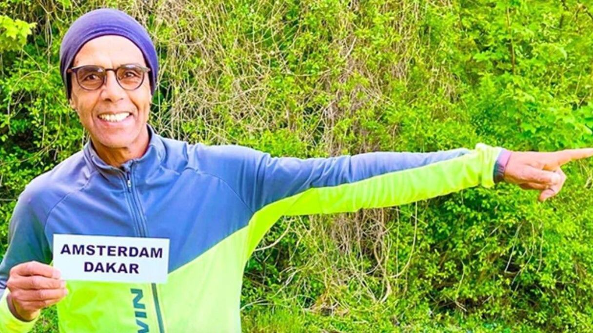 الرحالة المغربي كريم مصطى
