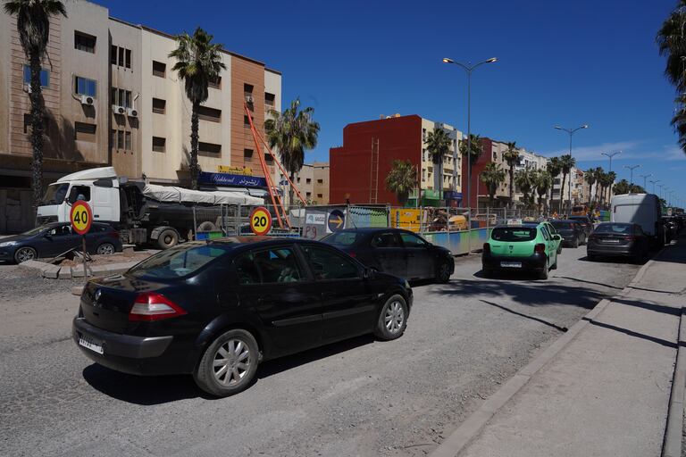 نهيئة شارع المقاومة بالمحمدية