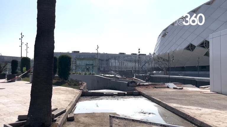 اللمسات الأخيرة لمحيط ملعب البريد بالرباط