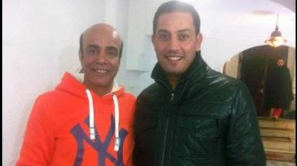 الممثل المغربي يوسف الجندي رفقة الممثل المصري سليمان عيد
